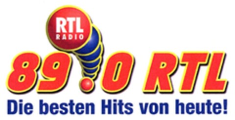 RTL RADIO 89.0 RTL Logo (DPMA, 07.09.2007)