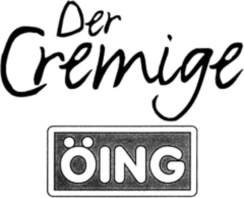 Der Cremige ÖING Logo (DPMA, 02/25/1995)