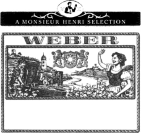 A MONSIEUR HENRI SELECTION WEBER Logo (DPMA, 19.04.1995)