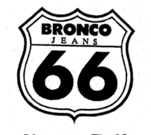 BRONCO JEANS 66 Logo (DPMA, 18.05.1995)