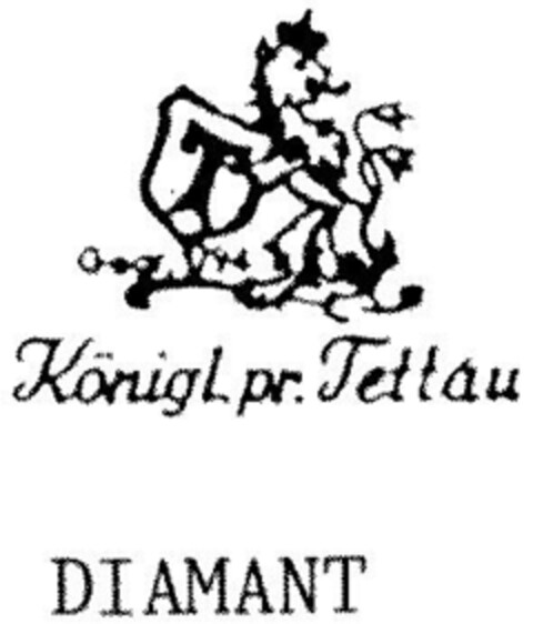 Königl.pr.Tettau DIAMANT Logo (DPMA, 23.05.1995)