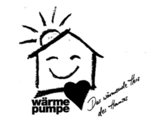 wärme pumpe Das wärmende Herz des Hauses Logo (DPMA, 20.07.1995)