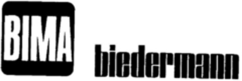 BIMA biedermann Logo (DPMA, 06.09.1997)