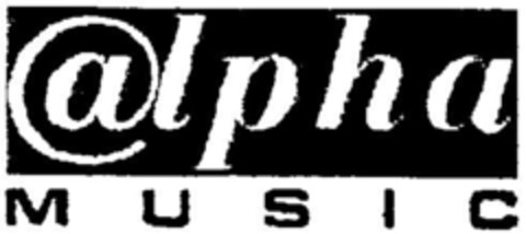 alpha MUSIC Logo (DPMA, 09/21/1998)