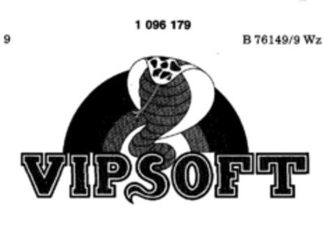 vip soft Logo (DPMA, 25.01.1985)