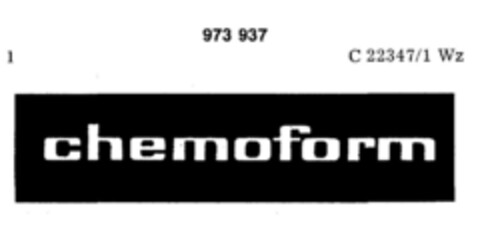 chemoform Logo (DPMA, 08/24/1972)