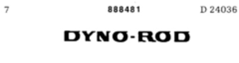 DYNO-ROD Logo (DPMA, 04.12.1969)