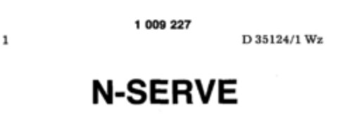 N-SERVE Logo (DPMA, 01.04.1980)