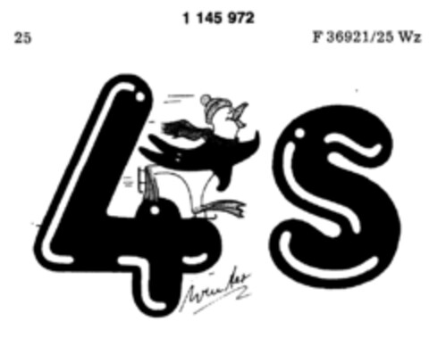 4 S winter Logo (DPMA, 18.11.1988)