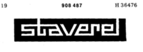 staverel Logo (DPMA, 04.02.1972)