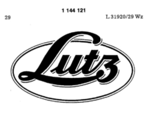 Lutz Logo (DPMA, 27.01.1989)