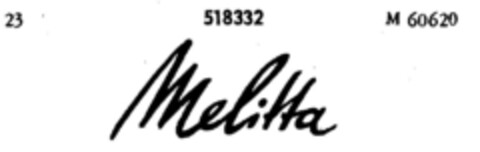 Melitta Logo (DPMA, 24.02.1939)