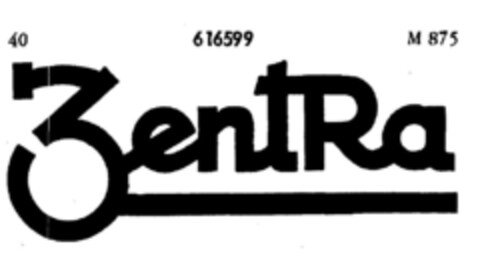 ZentRa Logo (DPMA, 04/18/1950)