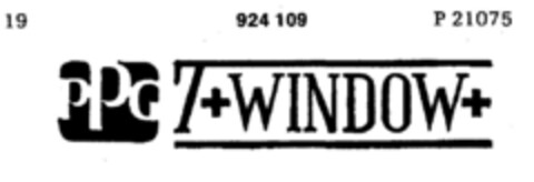 PPG T+WINDOW+ Logo (DPMA, 08.01.1973)