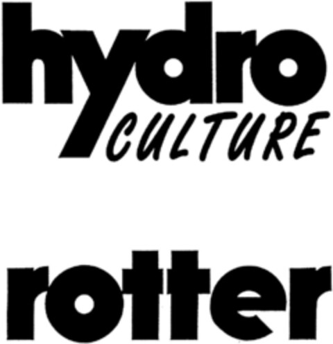 hydro CULTURE rotter Logo (DPMA, 03/01/1994)