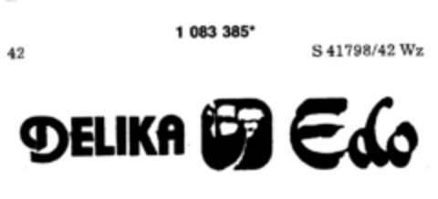 DELIKA Edo Logo (DPMA, 05/17/1985)