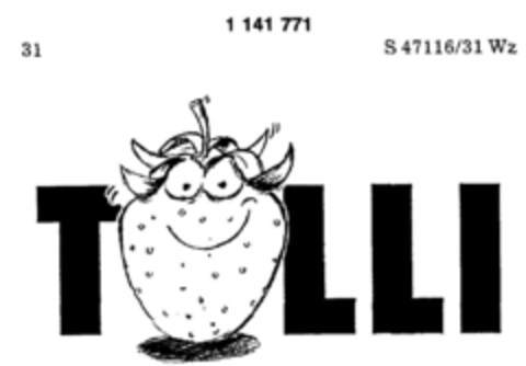 TOLLI Logo (DPMA, 10.08.1988)