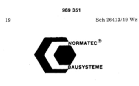 NORMATEC BAUSYSTEME Logo (DPMA, 17.03.1977)