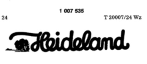 Heideland Logo (DPMA, 12/18/1979)