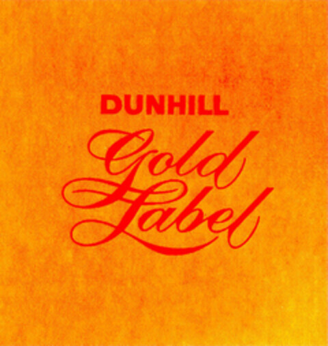 DUNHILL Gold Label Logo (DPMA, 28.06.1971)