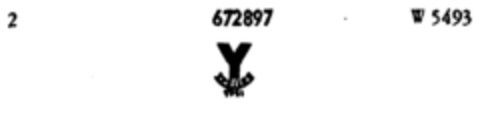 Y YPSILON YPSI Logo (DPMA, 25.06.1954)