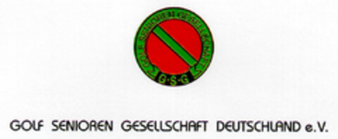 GSG GOLF SENIOREN GESELLSCHAFT DEUTSCHLAND e.V. Logo (DPMA, 24.02.2001)