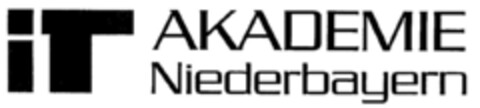 iT AKADEMIE Niederbayern Logo (DPMA, 09/11/2001)