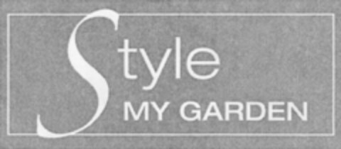 Style MY GARDEN Logo (DPMA, 03.09.2010)