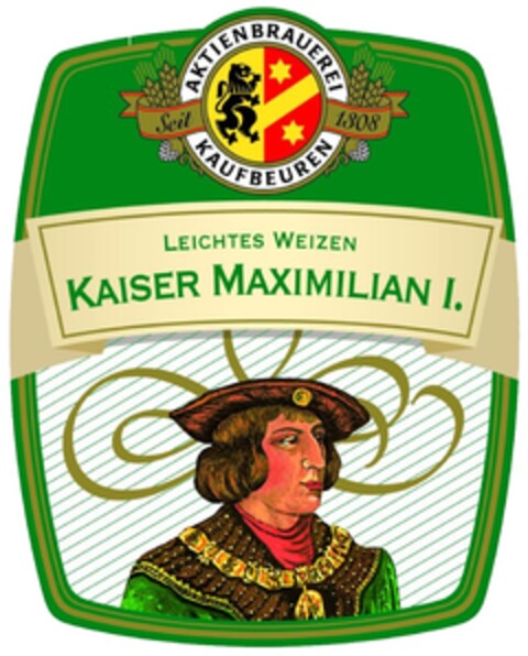 LEICHTES WEIZEN KAISER MAXIMILIAN I. Logo (DPMA, 27.09.2012)
