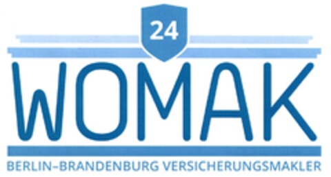 24 WOMAK BERLIN-BRANDENBURG VERSICHERUNGSMAKLER Logo (DPMA, 01/28/2015)