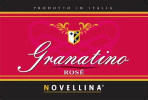 PRODOTTO IN ITALIA Granatino ROSÉ NOVELLINA Logo (DPMA, 05/11/2017)