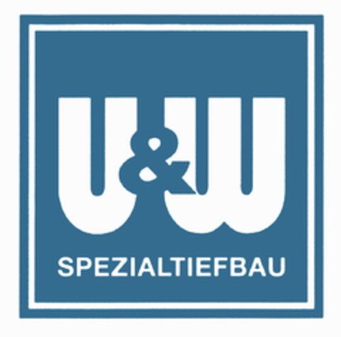 U & W SPEZIALTIEFBAU Logo (DPMA, 04.10.2018)