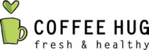 COFFEE HUG fresh & healthy Logo (DPMA, 06/26/2019)