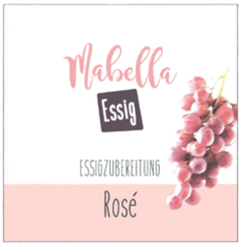 Mabella Essig ESSIGZUBEREITUNG Rosé Logo (DPMA, 08.01.2020)