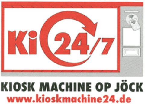 Ki 24/7 KIOSK MACHINE OP JÖCK Logo (DPMA, 24.12.2021)