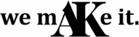 we mAKe it. Logo (DPMA, 30.05.2023)