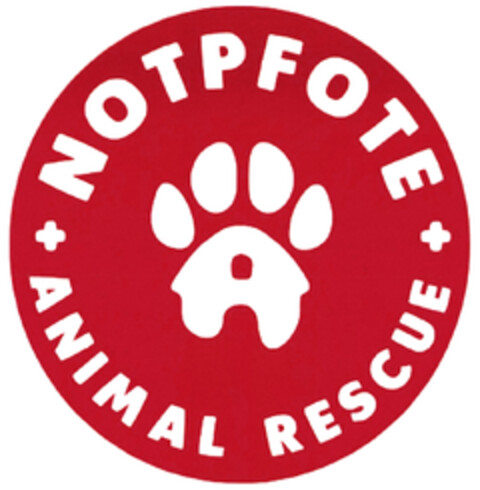 NOTPFOTE +ANIMAL RESCUE+ Logo (DPMA, 12.03.2024)