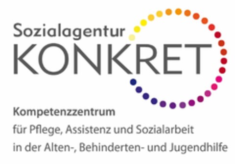 Sozialagentur KONKRET Kompetenzzentrum für Pflege, Assistenz und Sozialarbeit in der Alten-, Behinderten- und Jugendhilfe Logo (DPMA, 27.03.2025)