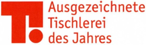 Ausgezeichnete Tischlerei des Jahres Logo (DPMA, 10/22/2002)