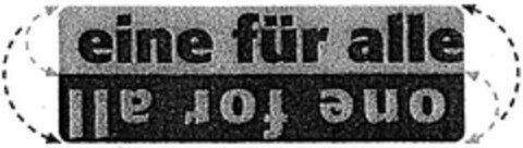 one for all eine für alle Logo (DPMA, 18.09.2003)