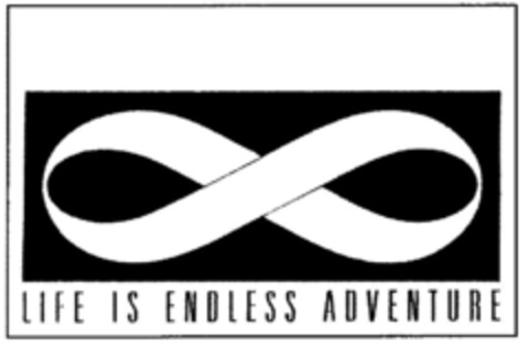 LIFE IS ENDLESS ADVENTURE Logo (DPMA, 24.12.1994)