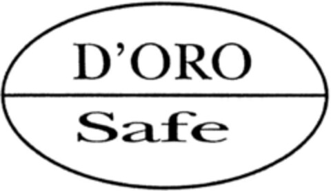 D'ORO Safe Logo (DPMA, 22.07.1995)