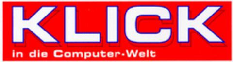 KLICK in die Computer-Welt Logo (DPMA, 05/29/1996)