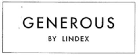 GENEROUS BY LINDEX Logo (DPMA, 20.06.1997)