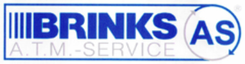 BRINKS AS A.T.M.-SERVICE Logo (DPMA, 15.07.1997)
