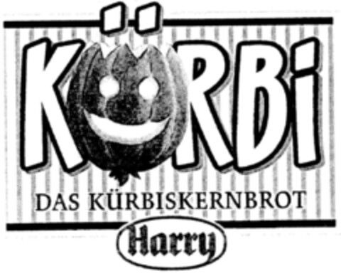 KÜRBI DAS KÜRBISKERNBROT Logo (DPMA, 11.02.1999)