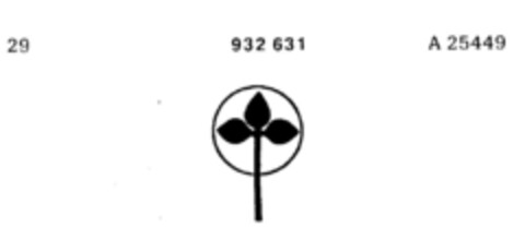 932631 Logo (DPMA, 08.11.1973)