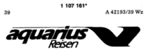 aquarius Reisen Logo (DPMA, 17.11.1986)