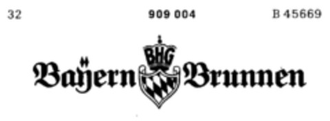 Bayern Brunnen Logo (DPMA, 05.02.1971)