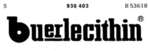 buerlecithin Logo (DPMA, 03.12.1974)